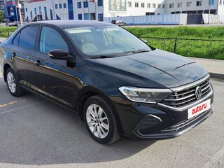 2020 Volkswagen Polo VI, чёрный, 1620000 рублей, вид 2