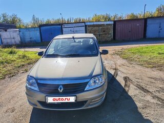 2011 Renault Logan I Рестайлинг, бежевый, 560000 рублей, вид 3