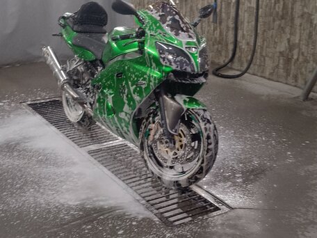 2003 Kawasaki ZX-6 Ninja, зелёный, 430000 рублей, вид 1