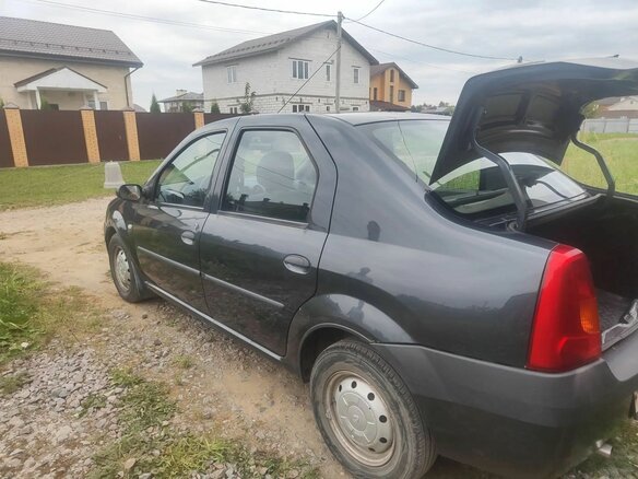 2009 Renault Logan I, серый, 324000 рублей - вид 3