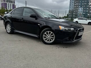 2013 Mitsubishi Lancer X Рестайлинг, чёрный, 947000 рублей, вид 2