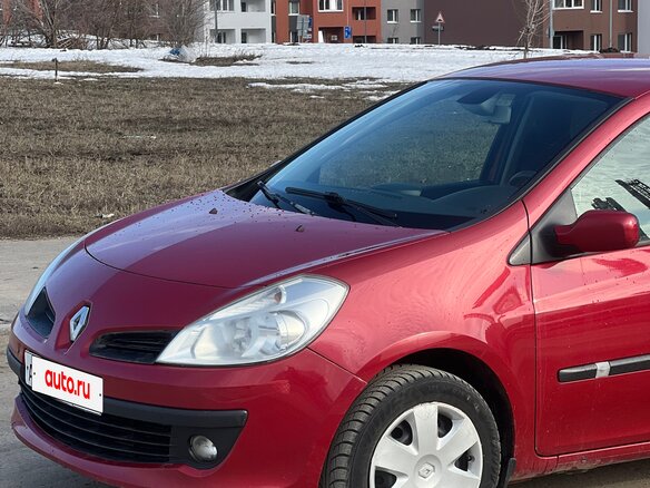 2008 Renault Clio III, красный, 390000 рублей - вид 3