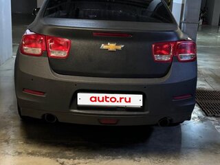 2012 Chevrolet Malibu VIII, чёрный, 750000 рублей, вид 4