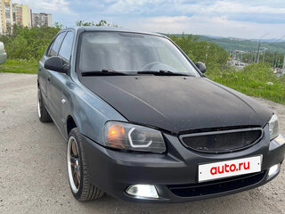 2008 Hyundai Accent ТагАЗ II, серый, 130000 рублей, вид 2