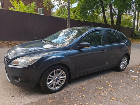 2008 Ford Focus II Рестайлинг, серый, вид 4