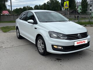 2019 Volkswagen Polo V Рестайлинг, белый, 1400000 рублей, вид 3