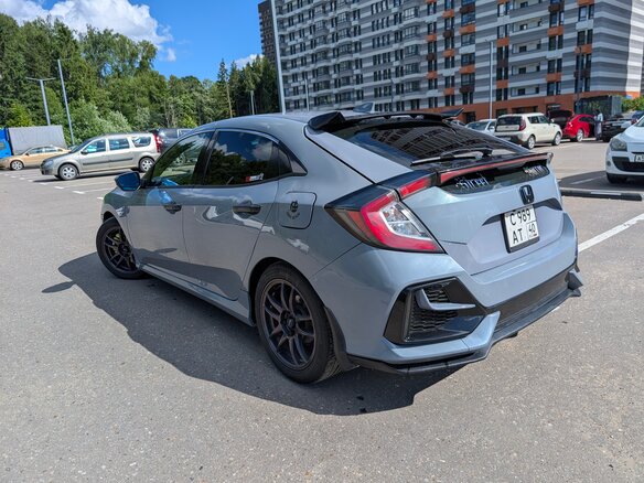 2018 Honda Civic X, серый, 1550000 рублей - вид 4