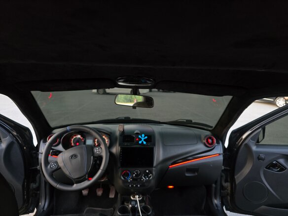 2023 Lada (ВАЗ) Granta I Рестайлинг, чёрный, 850000 рублей - вид 10