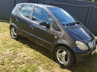 1999 Mercedes-Benz A-Класс 160 I (W168), чёрный, 160000 рублей, вид 5