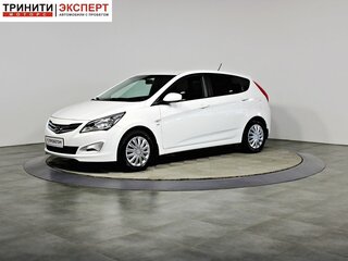 2015 Hyundai Solaris I Рестайлинг, белый, 1026000 рублей, вид 1