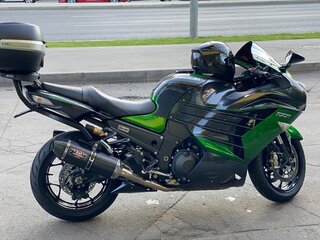 2018 Kawasaki ZZR 1400, зелёный, 1350000 рублей, вид 4