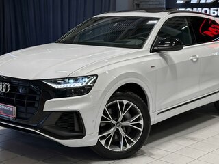 2022 Audi Q8 55 TFSI I (4M), белый, 9900000 рублей, вид 2