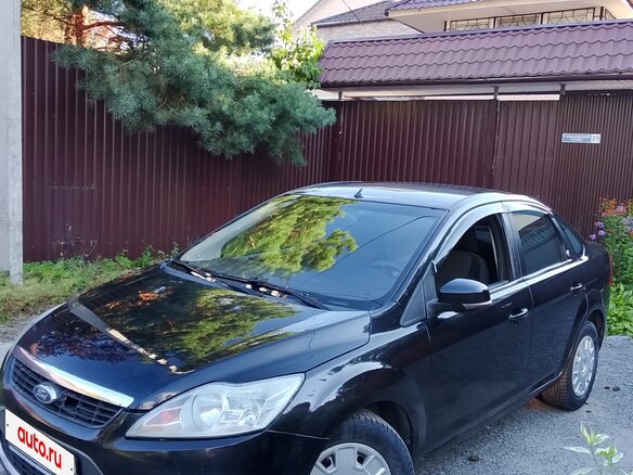 2008 Ford Focus II Рестайлинг, чёрный - вид 1