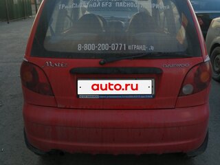 2008 Daewoo Matiz I Рестайлинг, красный, 120000 рублей, вид 3