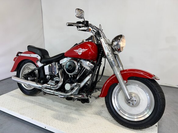 1998 Harley-Davidson Fat Boy, пурпурный, 610000 рублей - вид 5