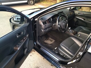 2017 Toyota Camry US Market VII (XV50) Рестайлинг, чёрный, 2910000 рублей, вид 5