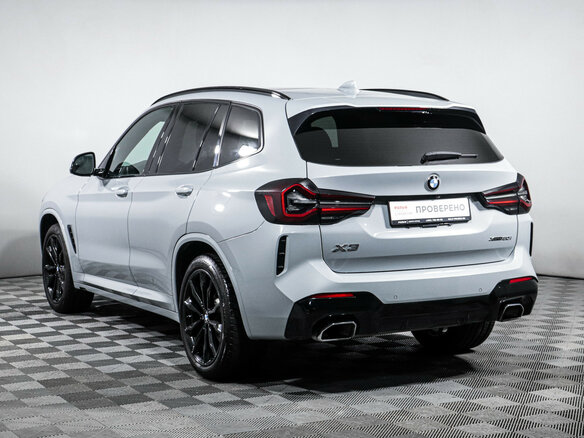 2021 BMW X3 30i xDrive III (G01) Рестайлинг, серый, 5190000 рублей - вид 6