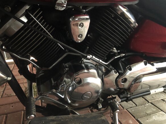 2008 Yamaha XVS1100, красный, 580000 рублей - вид 5