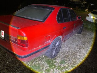 1989 BMW 5 серии 520i III (E34), красный, 430000 рублей, вид 4