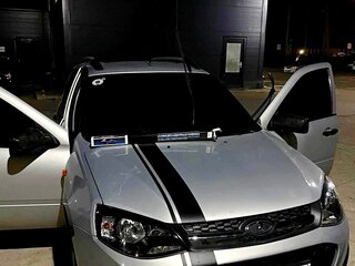 2015 Lada (ВАЗ) Kalina II, серебристый, 449000 рублей, вид 2