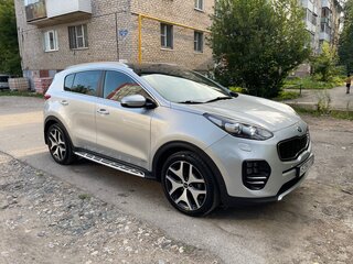 2016 Kia Sportage IV, серебристый, 2100000 рублей, вид 4