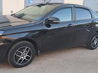2021 Lada (ВАЗ) Vesta I, чёрный, 1200000 рублей, вид 3