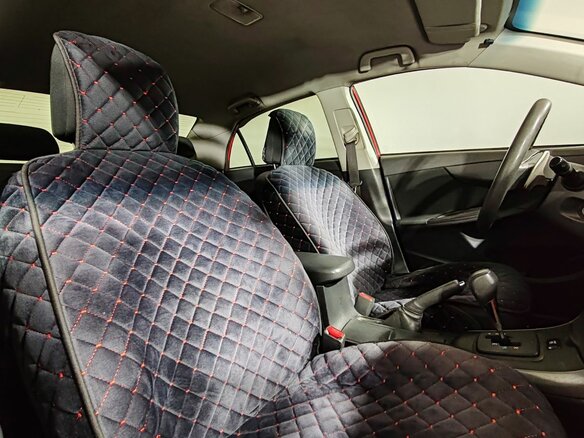 2008 Toyota Corolla AMT X (E140, E150), красный - вид 15