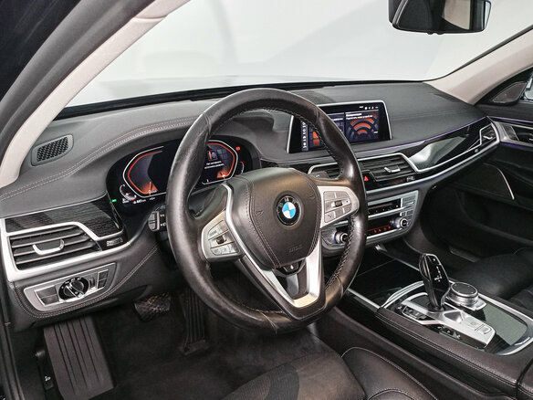 2019 BMW 7 серии Long 730Ld xDrive VI (G11/G12) Рестайлинг, чёрный, 5375000 рублей - вид 7
