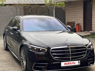 2020 Mercedes-Benz S-Класс 450 Long 4MATIC VII (W223), чёрный, 9500000 рублей, вид 1