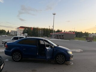 2019 Volkswagen Polo V Рестайлинг, синий, 1000000 рублей, вид 5