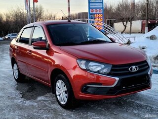 2019 Lada (ВАЗ) Granta I Рестайлинг, красный, 620000 рублей, вид 3