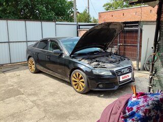 2009 Audi A4 IV (B8), чёрный, 915000 рублей, вид 2
