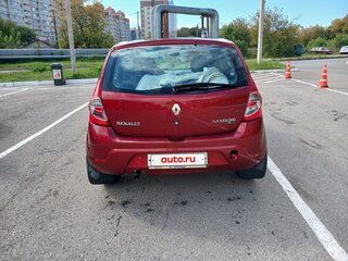 2012 Renault Sandero I, красный, 460000 рублей, вид 5