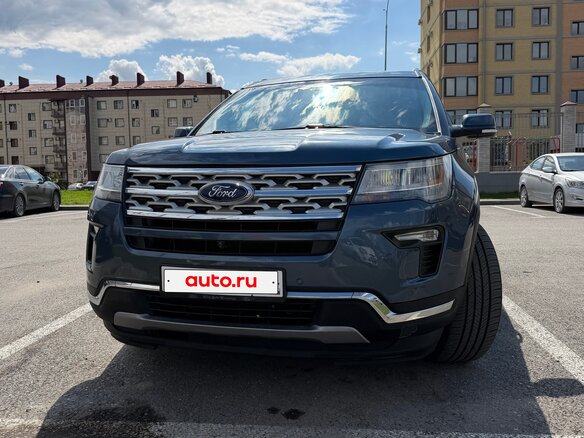 2019 Ford Explorer V Рестайлинг 2, синий, 2950000 рублей - вид 1