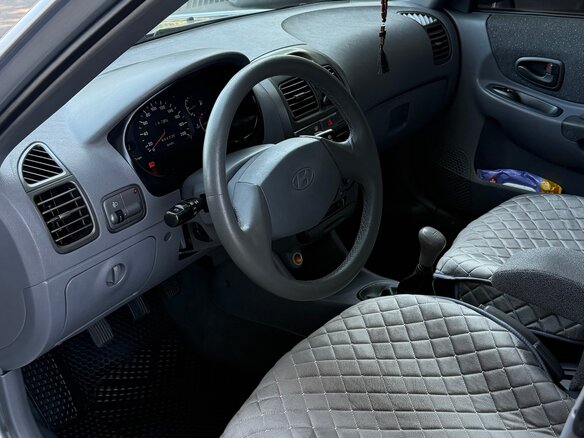 2007 Hyundai Accent ТагАЗ II, серый, 530000 рублей - вид 20