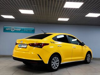 2021 Hyundai Solaris II Рестайлинг, жёлтый, 869000 рублей, вид 5