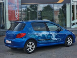 2006 Peugeot 307 I Рестайлинг, синий, 199000 рублей, вид 3