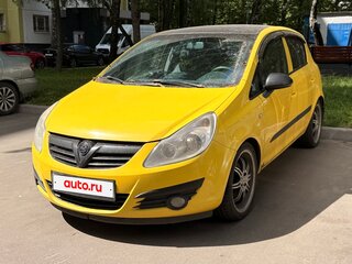 2008 Opel Corsa D, жёлтый, 380000 рублей, вид 2
