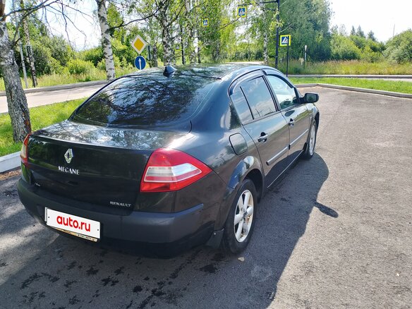 2006 Renault Megane II Рестайлинг, чёрный - вид 3