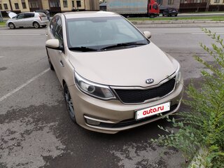 2015 Kia Rio III Рестайлинг, бежевый, 1050000 рублей, вид 1