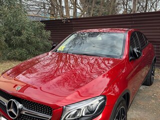 2017 Mercedes-Benz GLC Coupe 300 I (C253), красный, 3800000 рублей, вид 2