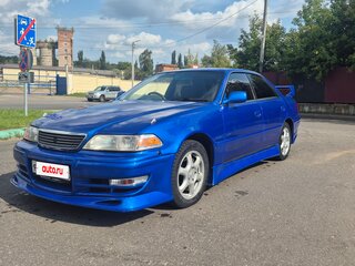 1997 Toyota Mark II VIII (X100), синий, 750000 рублей, вид 1