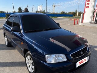 2008 Hyundai Accent ТагАЗ II, синий, 355000 рублей, вид 1