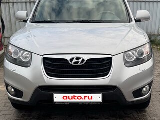2010 Hyundai Santa Fe II Рестайлинг, серебристый, 1270000 рублей, вид 3