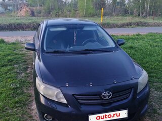 2007 Toyota Corolla AMT X (E140, E150), чёрный, 680000 рублей, вид 1