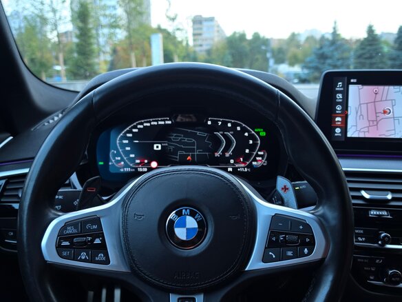 2021 BMW 5 серии 540d xDrive VII (G30/G31/G38) Рестайлинг, синий, 6500000 рублей - вид 11
