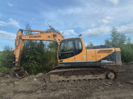 2012 Hyundai R210NLC, жёлтый, 3950000 рублей, вид 1