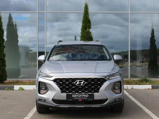 2019 Hyundai Santa Fe IV, серебристый, 2350000 рублей, вид 2
