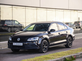 2016 Volkswagen Jetta VI Рестайлинг, чёрный, 1239777 рублей, вид 3