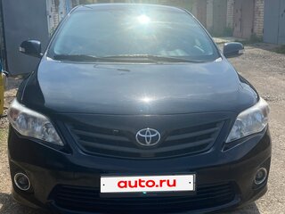 2012 Toyota Corolla X (E140, E150) Рестайлинг, чёрный, 1350000 рублей, вид 1